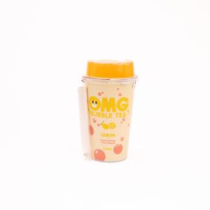 OMG Bubble Tea - Lemon Yerba Mate Tea with Mango popping bubbles