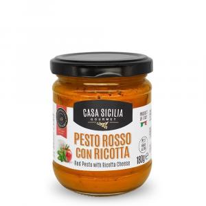 RED PESTO WITH RICOTTA CHEESE 180g