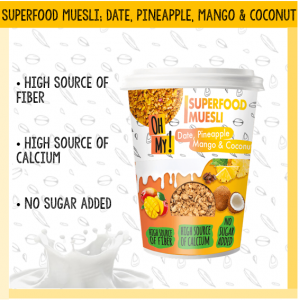 Muesli Cups - Date, Pineapple, Mango & Coconut