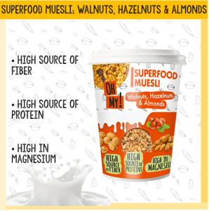 Muesli Cups - Walnuts, Hazelnuts & Almonds