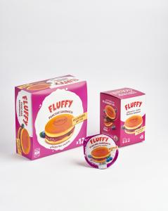 Fluffy Pancake Sandwich - Blueberry