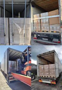 CALENDRIER D'ARRIVÉE DES CAMIONS AVEC DES PALETTES DE L'HUILE DE TOURNESOL