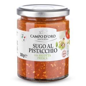 TOMATO SAUCE WITH PISTACHIO AND RICOTTA CHEESE