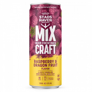 Stadshaven MixCraft Raspberry & Dragon Fruit Beer Cocktail 4,5%