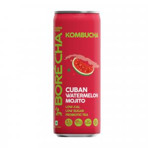 BORECHA CUBAN WATERMELON MOJITO PROBIOTIC KOMBUCHA