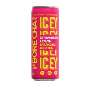 BORECHA ICEY STRAWBERRY LEMON SPARKLING ICED TEA