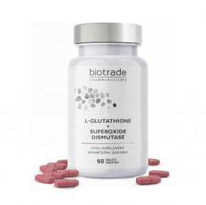 Anti-Age Food Supplement L-Glutathione 200 mg & Superoxide Dismutase
