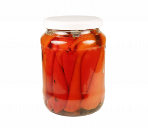 Peeled roasted peppers 720 ml, glass jar