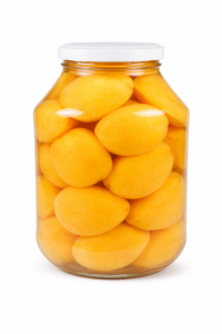 Peeled apricots halves in light syrup 1700 ml, glass jar