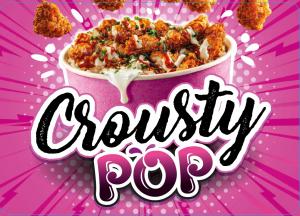 Cheddar and Crousty sauces