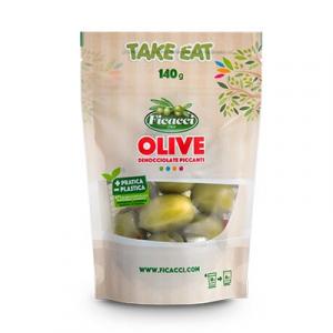 PITTED GREEN OLIVES IN PEPPERONA RECIPE 140g