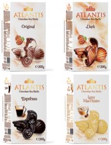 ATLANTIS - chocolate seashells