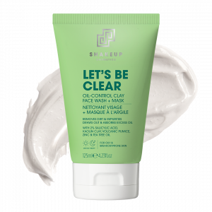 LET'S BE CLEAR oil-control face mask + wash 2-in-1