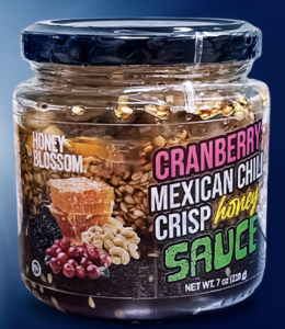Cranberry Mexican Chili Crisp Honey Sauce