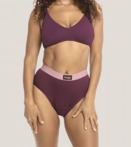 Period Underwear Hugger Iconic: Heavy absorption, Beetroot