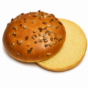 BURGER BRIOCHE SUNFLOWER SEEDS BUN