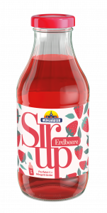 Syrup 500ml - flavours: Strawberry, Cherry, Raspberry, Elderflower, Woodruff