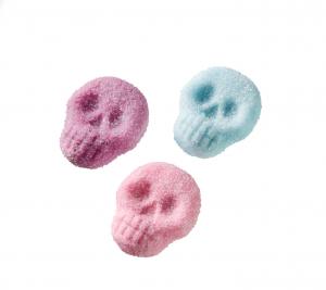 Vegan Foam Skulls Red Fruit - Swedish Candy