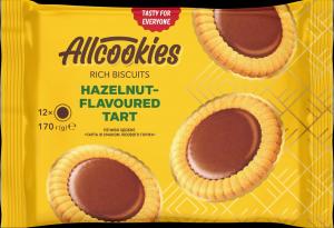 Rich Biscuits “Hazelnut Tart Cookies”, plastic tray 240 g