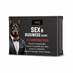 SEX & BUSINESS SCENT: soap bar black 85 g