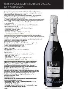 PROSECCO SUP. DOCG BRUT MILLESIMATO PERINI