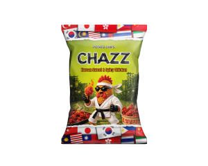 CHAZZ spicy Korean chicken flavored potato chips, 90 g