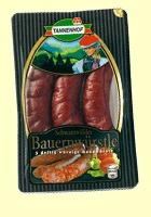 Farmer-style sausages, self-service