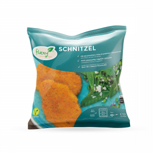 Flexy vegetarian schnitzel, pea based