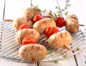 Small pudding sausage grill 