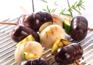 Mix mini pudding sausage grill 