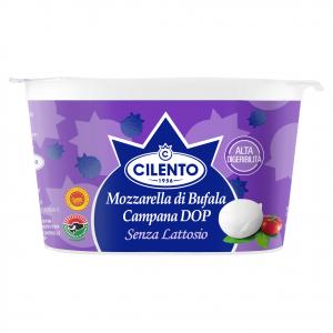 CILENTO® LACTOSE FREE Buffalo's milk mozzarella cheese DOP  POT 180G - Mozzarella di Bufala Campana DOP - POT 180G