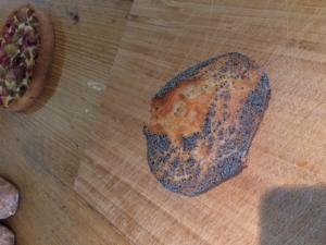 Organic handmade poppy seed roll 