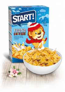 Corn flakes natural and frosted