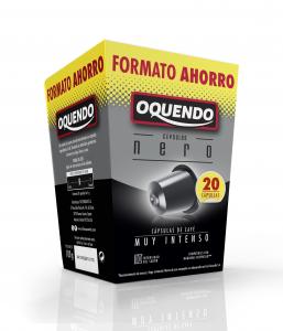 OQUENDO 20 CAPSULES NERO VERY INTENSE COFFEE