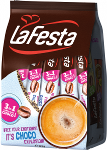 La Festa brand - cappuccino, hot chocolate and 3in1 coffee