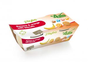 Baby Food meals with biscuits