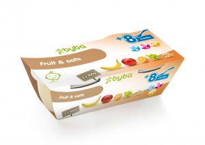 Baby Food meals with fibre and oat