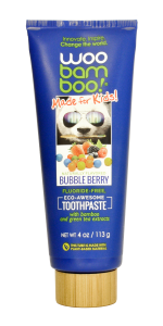 Woobamboo Toothpaste Bubble Berry 4 OZ