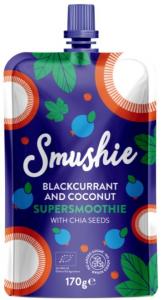 Smushie Organic Blackcurrant puree with coconut milk and chia seeds 170 g