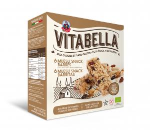 Gluten Free & Organic - Muesli snack Bars Vitabella