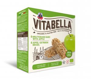 Gluten Free & Organic - Multigrain Bars with apple Vitabella