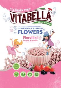Organic & Allergen Friendly - Flowers with strawberry and blueberry Vitabella