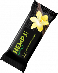 ORGANIC HEMP UP ENERGY BAR BY CANAH VANILLA&SESAME 48g