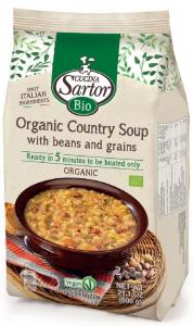ORGANIC COUNTRY SOUP WITH BEANS AND GRAINS