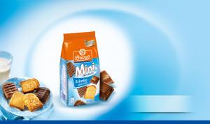 Mini rusk with milk chocolate 125 g