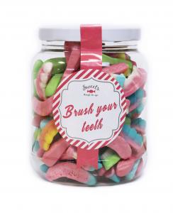 HALF GALLON WASH YOUR TEETH JAR