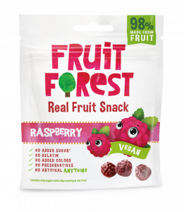 Fruit Forest fruit snack Raspberry. 98% fruit, 100% natural