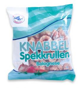 Nibble curly bacon Bolognese