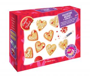 Vanilla Hearts Cookie Kit - 8 count