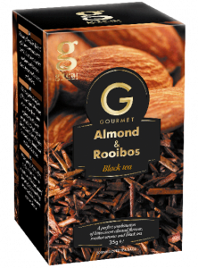 g’tea! GOURMET ALMOND & AFRICAN ROOIBOS, 20х1,75g in envelopes